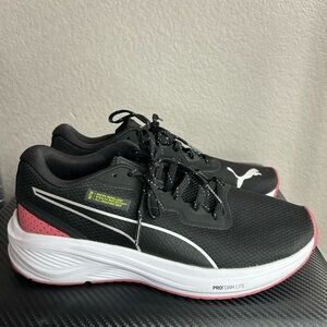 PUMA Aviator Black Pro Foam Lite Running Shoes Womens Size 8 Sneakers